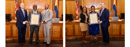 BOL honors Horace E. Anderson, Jr., Dean of Pace University’s Elisabeth Haub School of Law and champion of expanding educational opportunities and Annmarie Smith, longtime Yonkers public education advocate and community leader